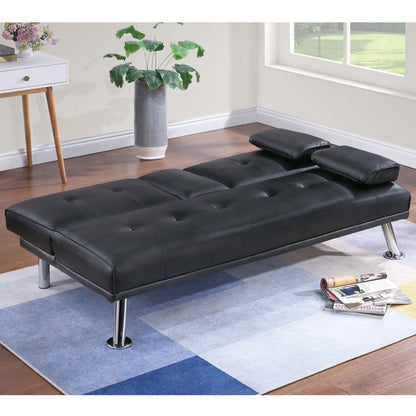Adjustable Sofa With Fold Down Table And Cup Holders Home Essentials
