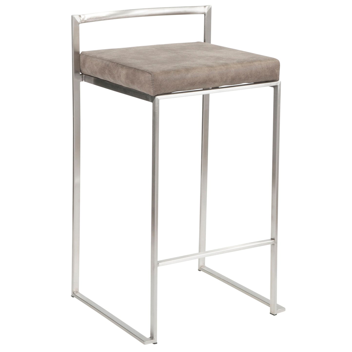 Fuji - Contemporary Elegant Stackable Counter Stool Set Lumi Source