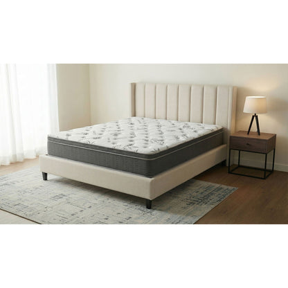 Vancouver - 13" Euro Top Hybrid Mattress With Bamboo Cover And Gel Memory Foam Furniture Max