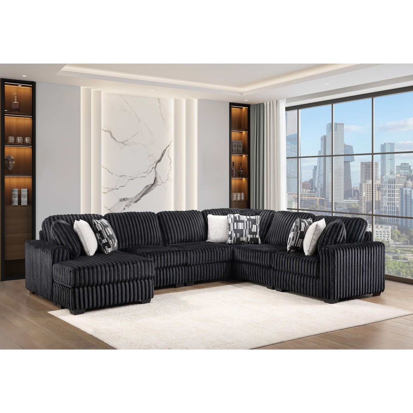 Snuggle - Living Room Sectional Matrix Furniture Group