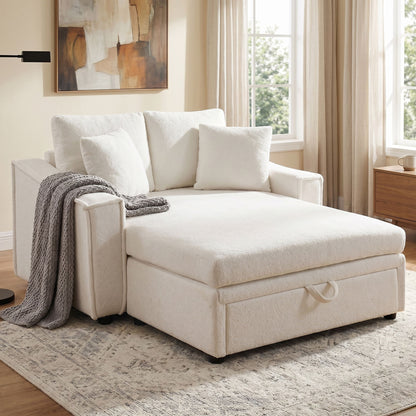 Modern Chaise Sofa With Hidden Storage For Living Room Hearth and Haven