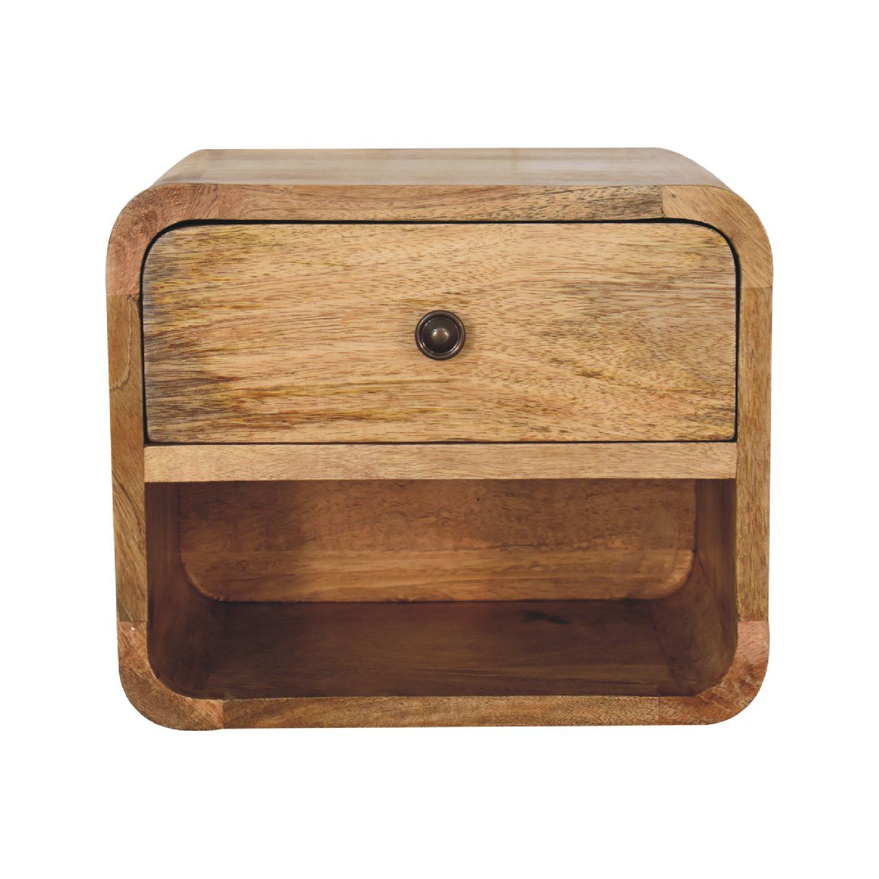 Mini Floating Open Bedside - Oak Artisan Furniture