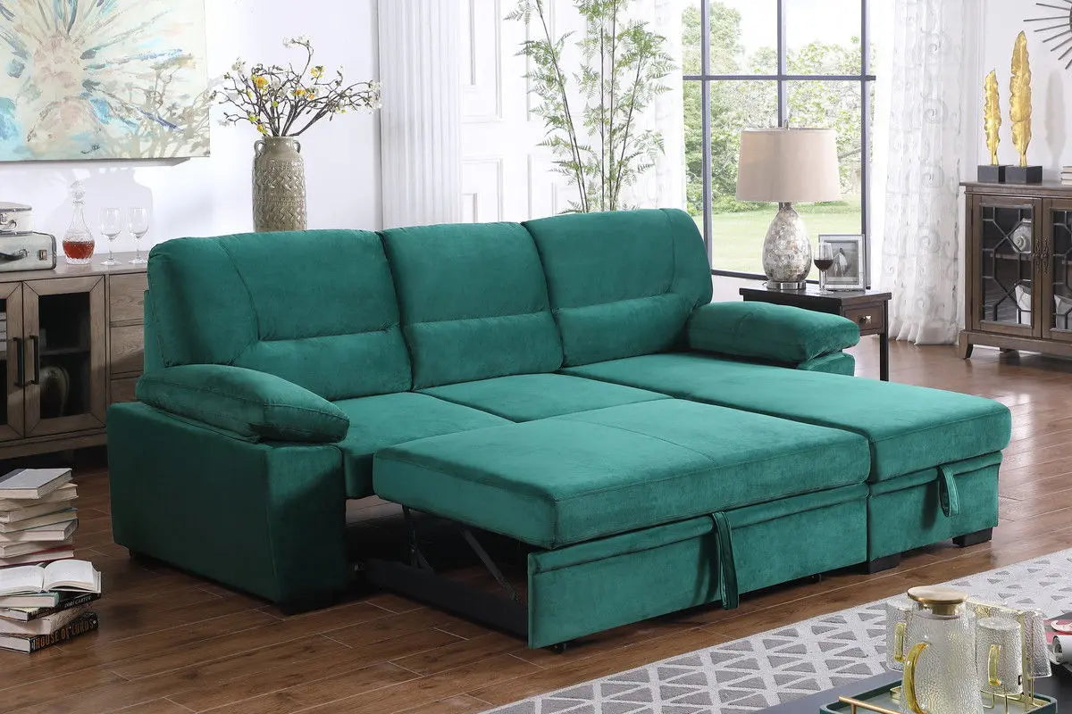 Kipling - Reversible Sleeper Sectional Sofa Chaise Lilola Home