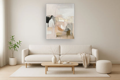 Whispered Earth - 56" x 70" Framed Wall Art