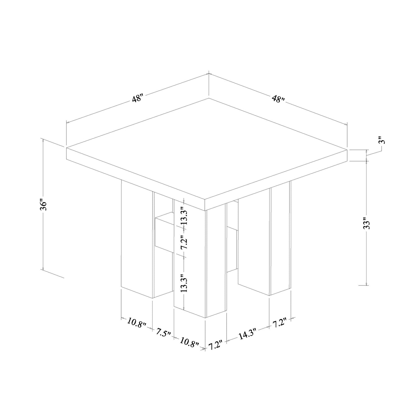 Mikha - Bar Table And 4 Bar Stools Global Furniture USA