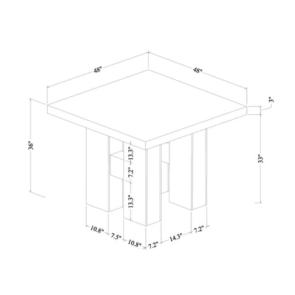 Mikha - Bar Table And 4 Bar Stools Global Furniture USA