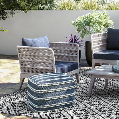 Santiago - Outdoor Conversation Chair - Slate Gray Simpli-Home