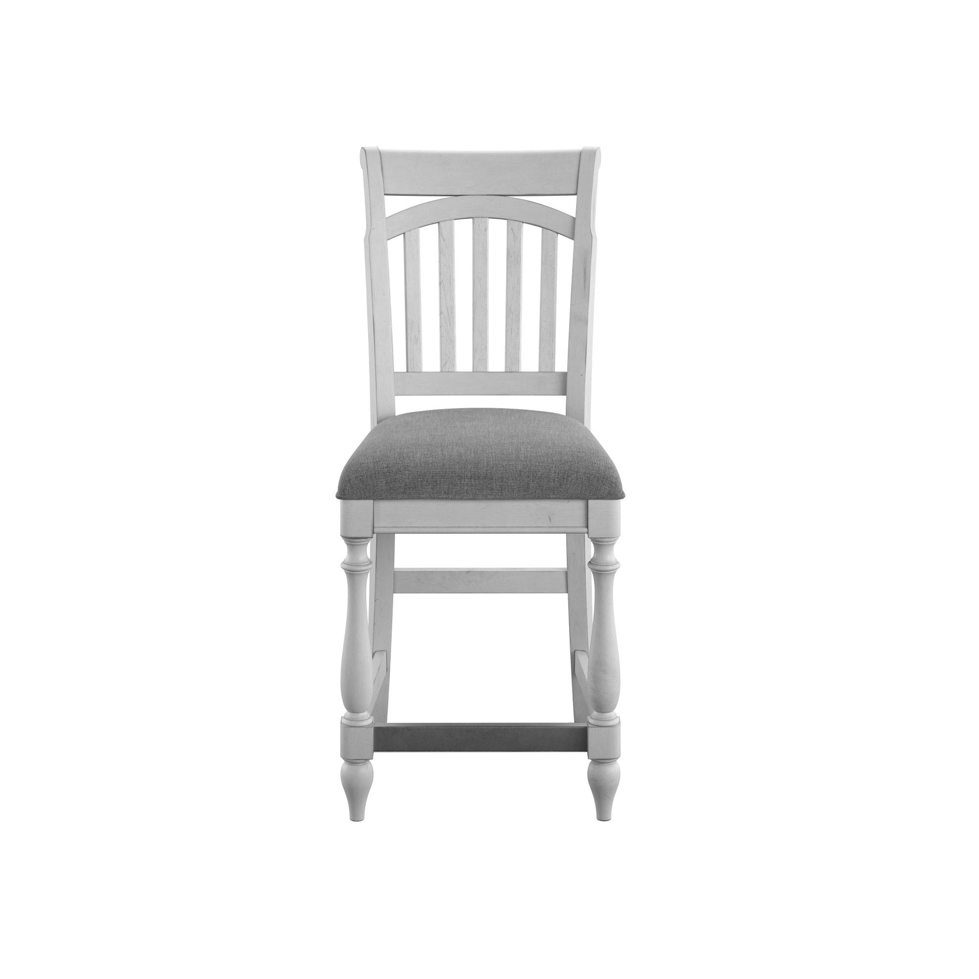 Mariano - Slat Back Barstools (Set of 2) - Gray Emerald Home