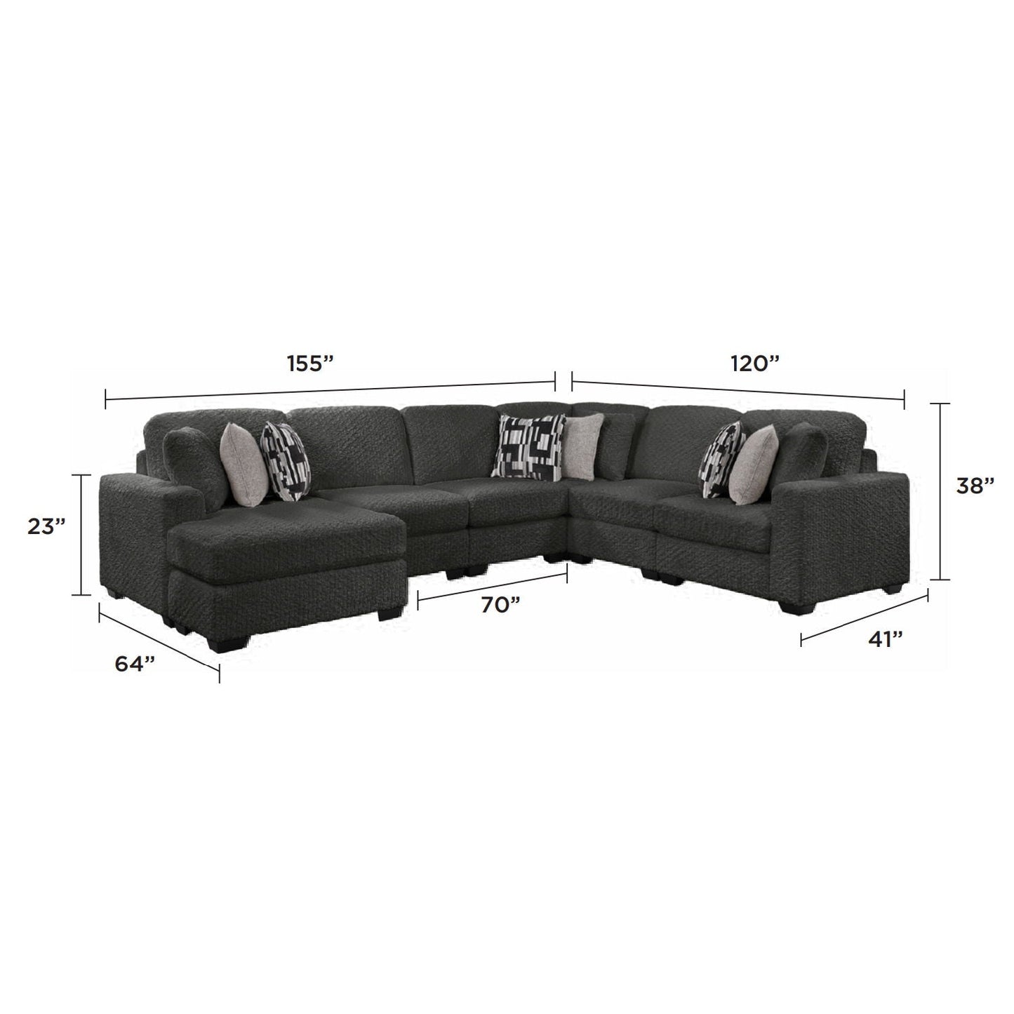 Maxwell - Modern Sectional Sofa Matrix Furniture Group