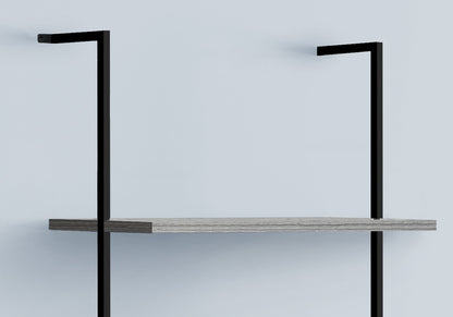 Bookshelf, Bookcase, Etagere, Ladder, 5 Tier, For Office, Marble Look Contemporary & Modern 8th Street
