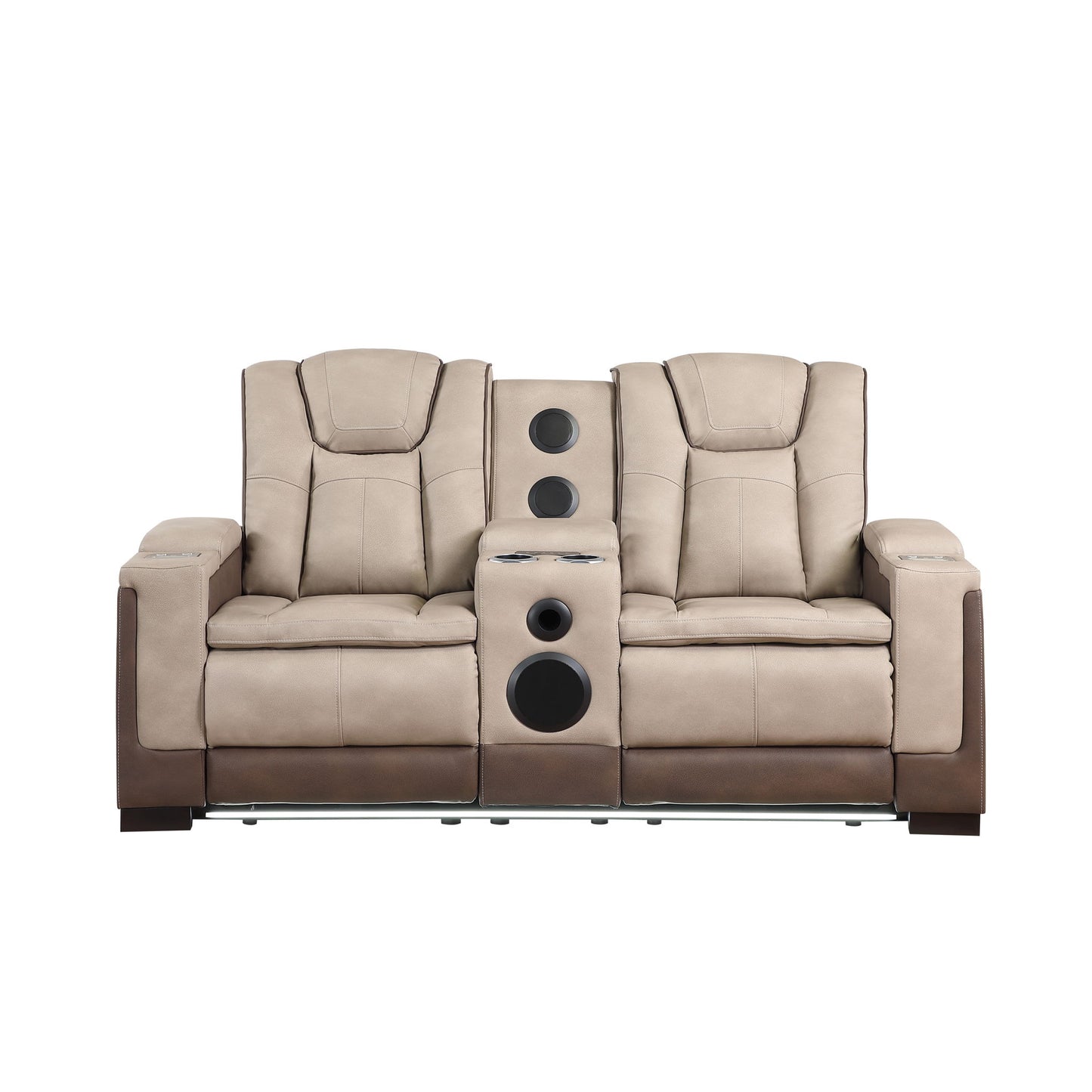 Bruno - Power Reclining Loveseat With Bluetooth Speakers Matrix Furniture Group