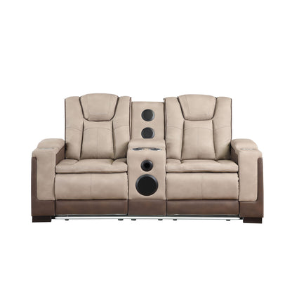 Bruno - Power Reclining Loveseat With Bluetooth Speakers Matrix Furniture Group