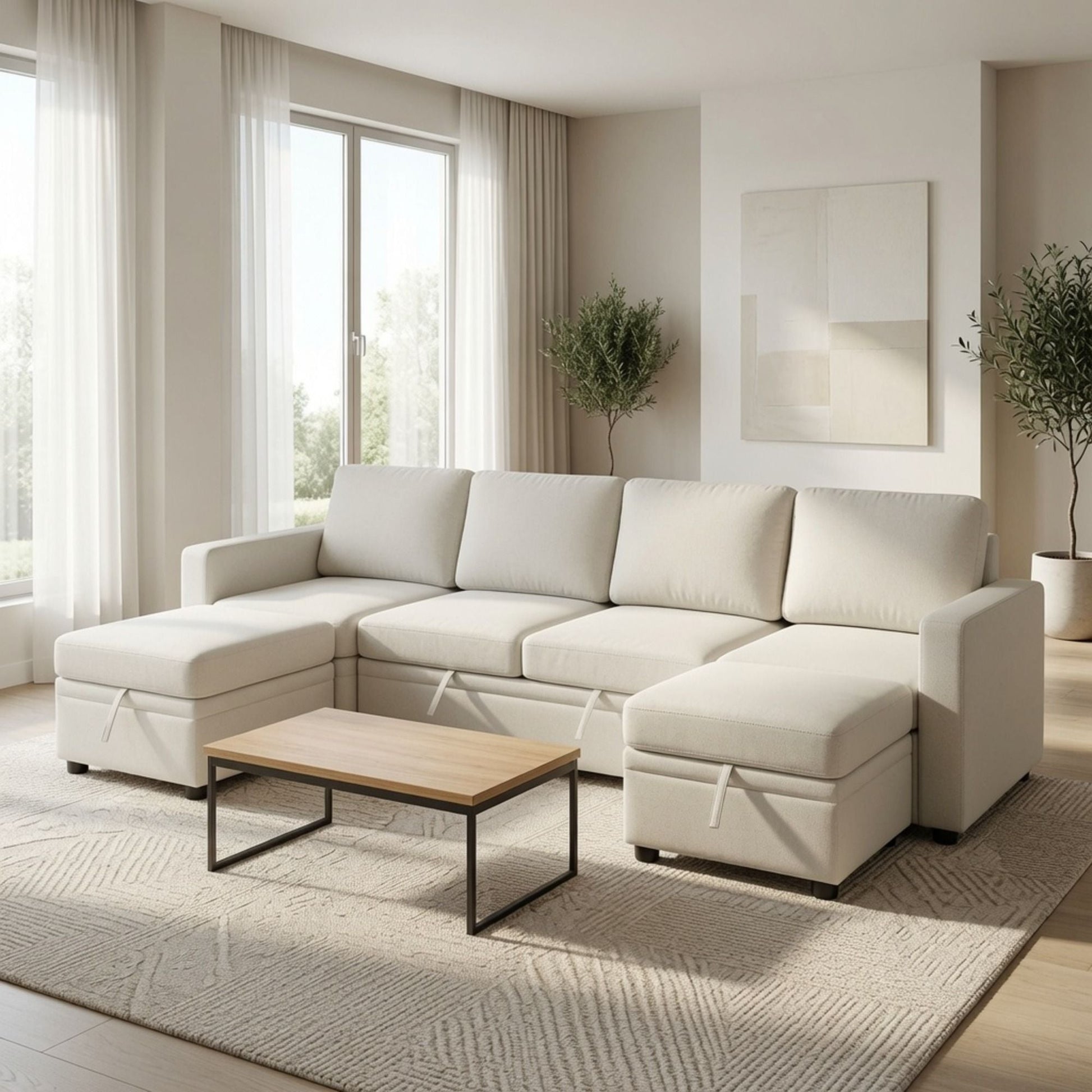 Square Ottoman For Living Room Home Essentials
