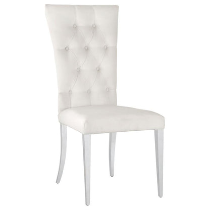 Kerwin - Velvet Upholstered Dining Side Chair (Set of 2) CoasterElevations