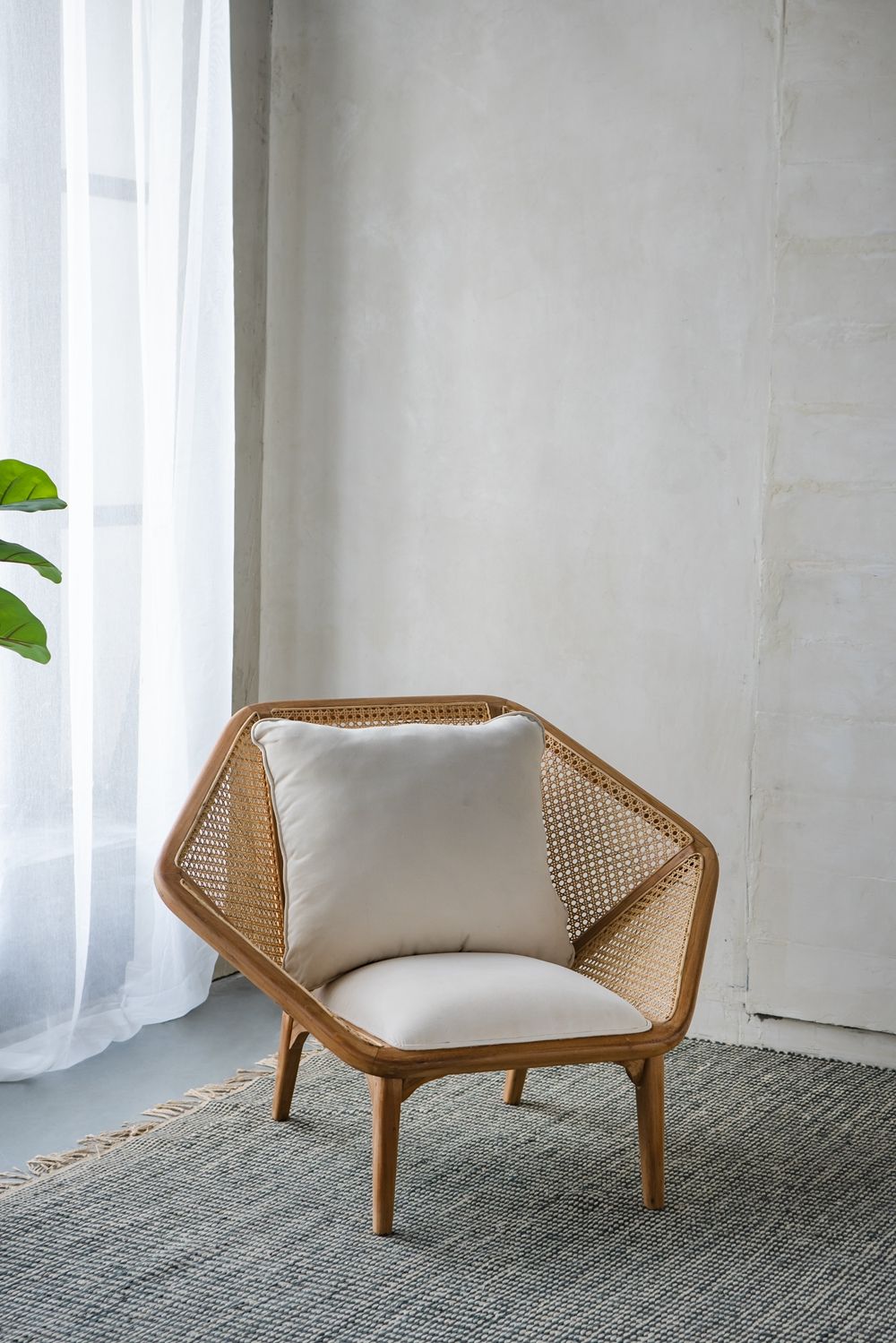 Tectona - Teak Leisure Chair - Natural Wood / Brown Home Essentials