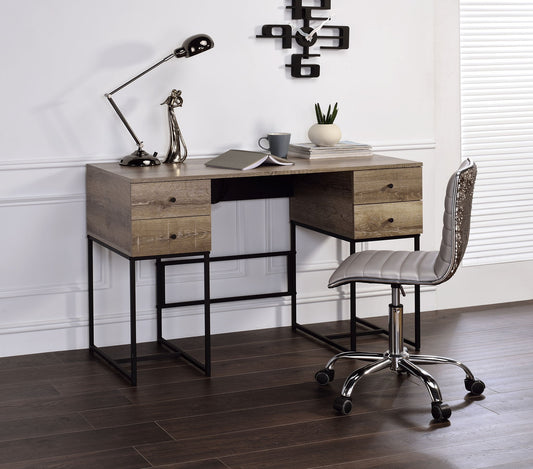 Desirre - Wirting Desk With USB Port - Oak Acme