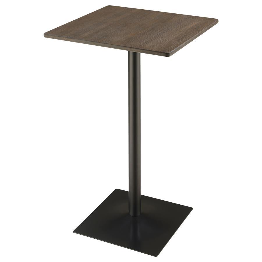Cavalier - Square Pub Height Bistro Bar Table - Dark Elm CoasterEveryday