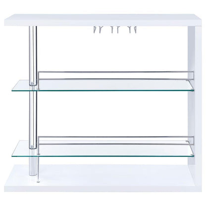 Prescott - Rectangular 2-Shelf Bar Unit