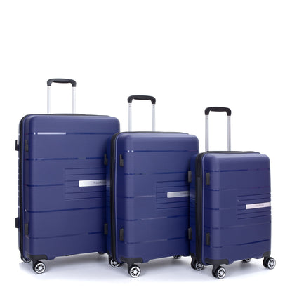 Hardshell Suitcase Double Spinner Wheels Luggage Sets, Lightweight With Tsa Lock, 3 Piece Set Daily Nest