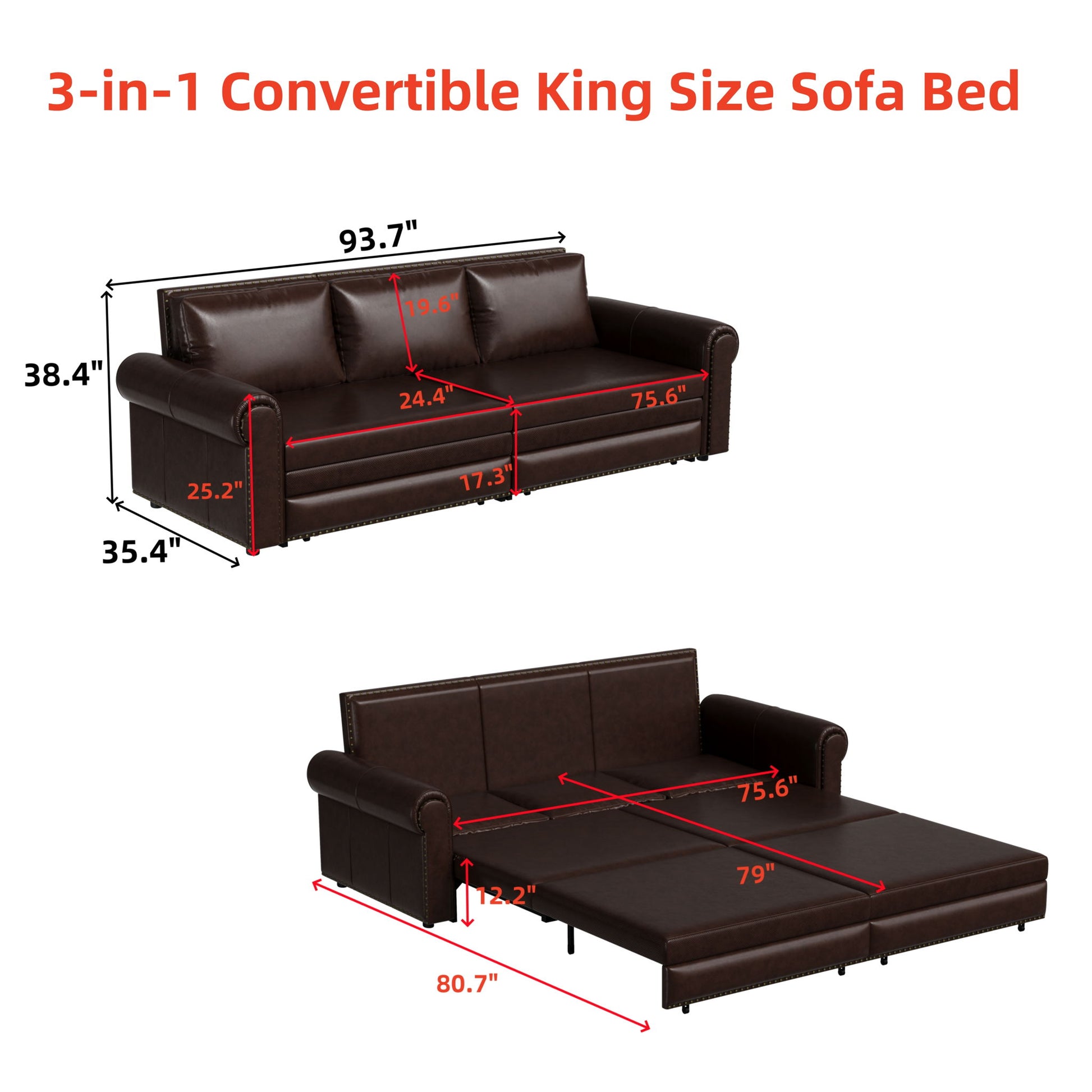 Chesterfield Sofa & Pull Out Bed Home Essentials