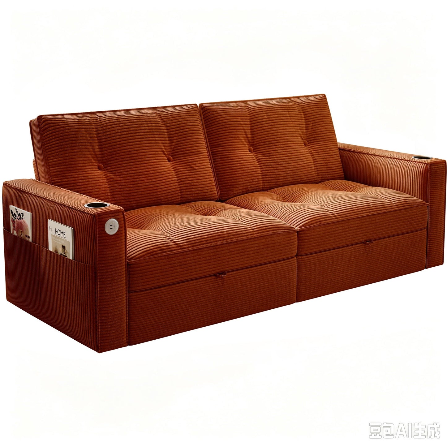 2 In 1 Convertible Sofa Bed For Living Rooms Home Essentials