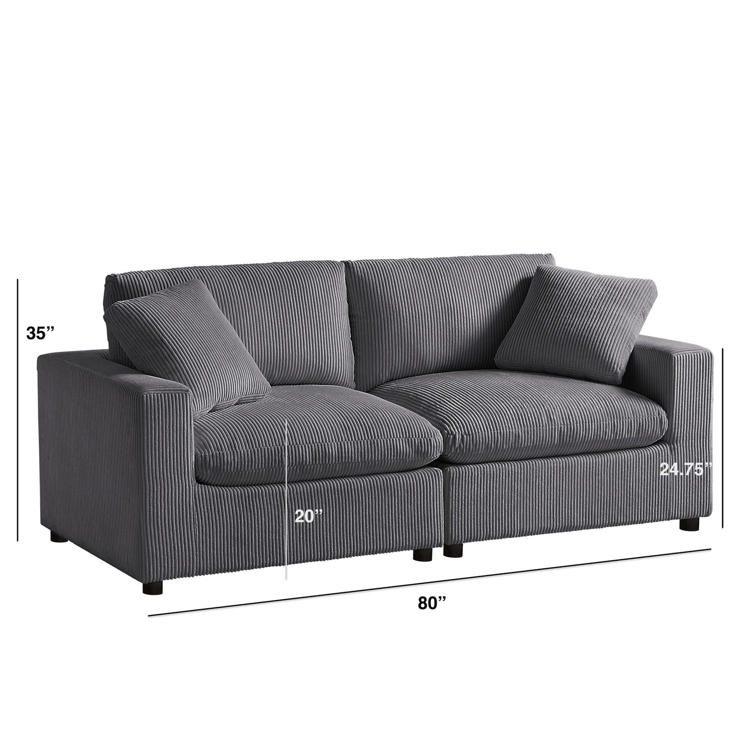 Chelsea - Modular 2 Piece Sofa Ridgecrest Home