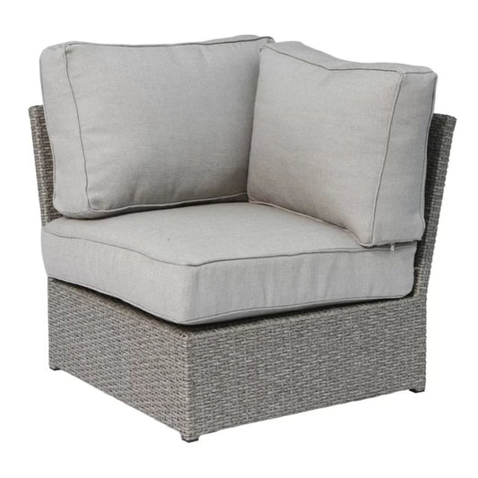 Shick - Corner Wedge Patio Chair With Cushions LSI Patio Furniture