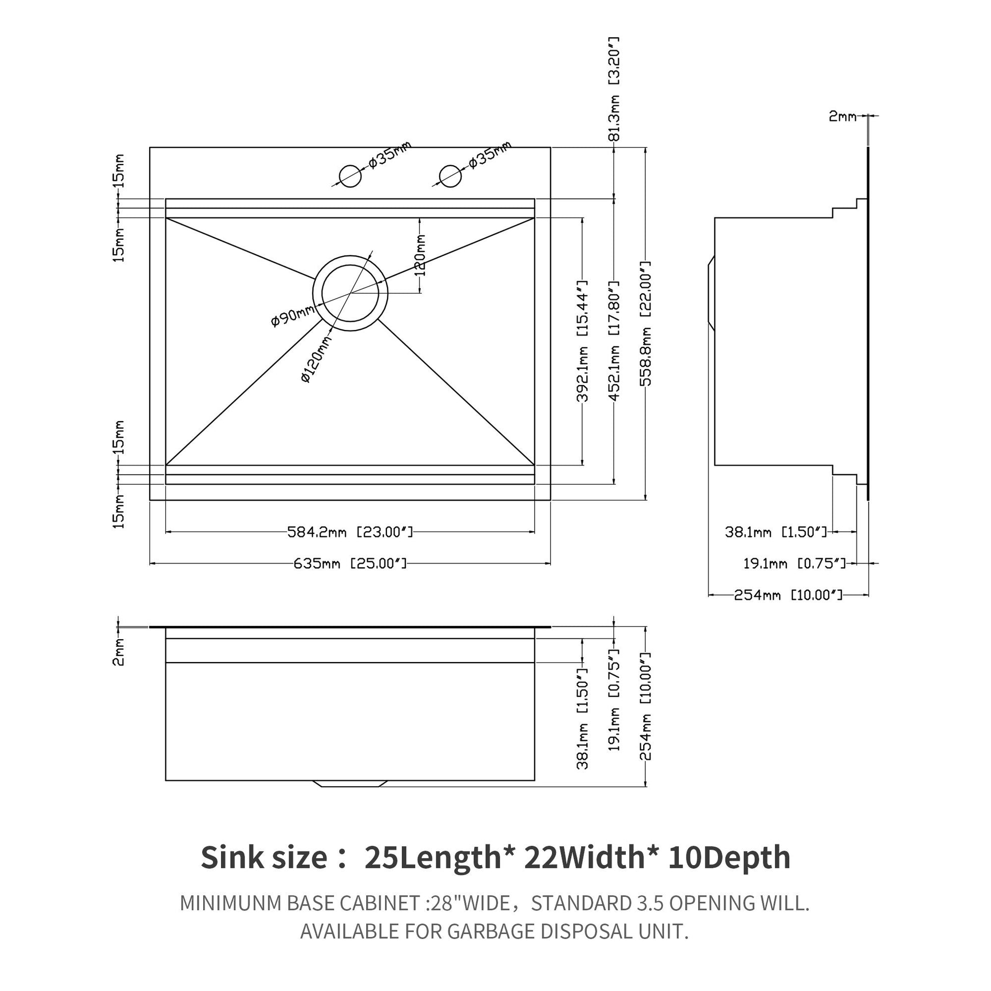 Drop In Kitchen Sink Stainless Steel 16 Gauge Daily Nest