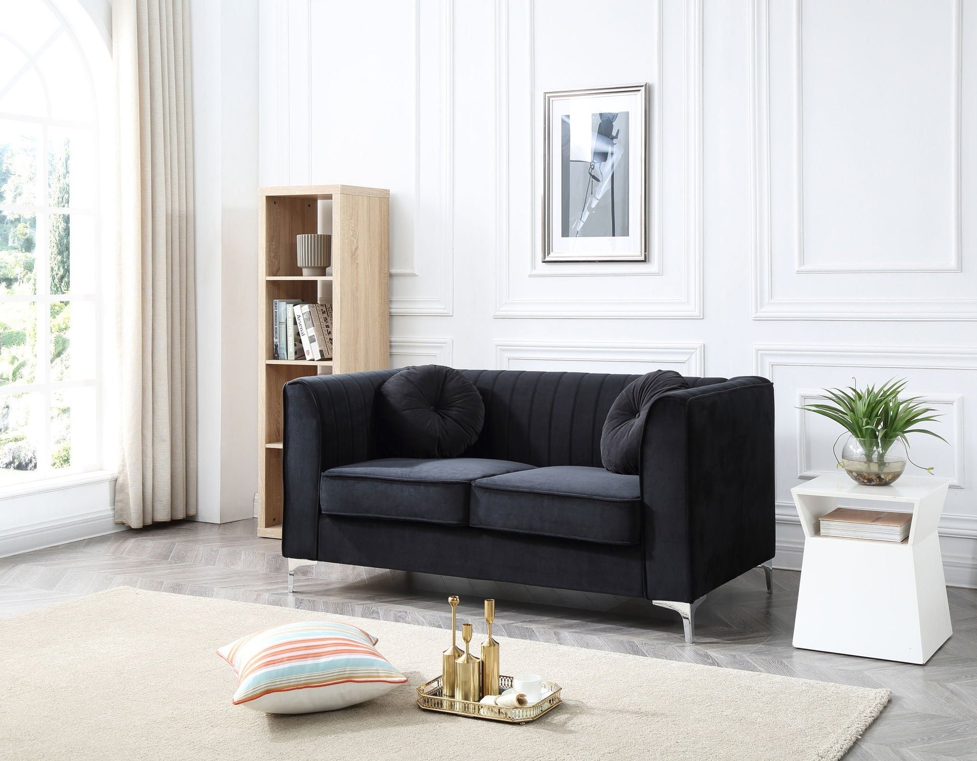 Delray - Micro Suede Loveseat Glory Furniture