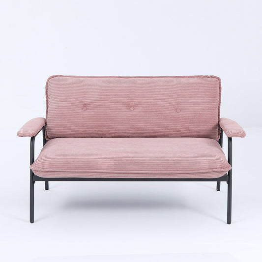 Modern Metal Frame Sofa With Sponge Filling For Compact Spaces And Versatile Use Home Essentials