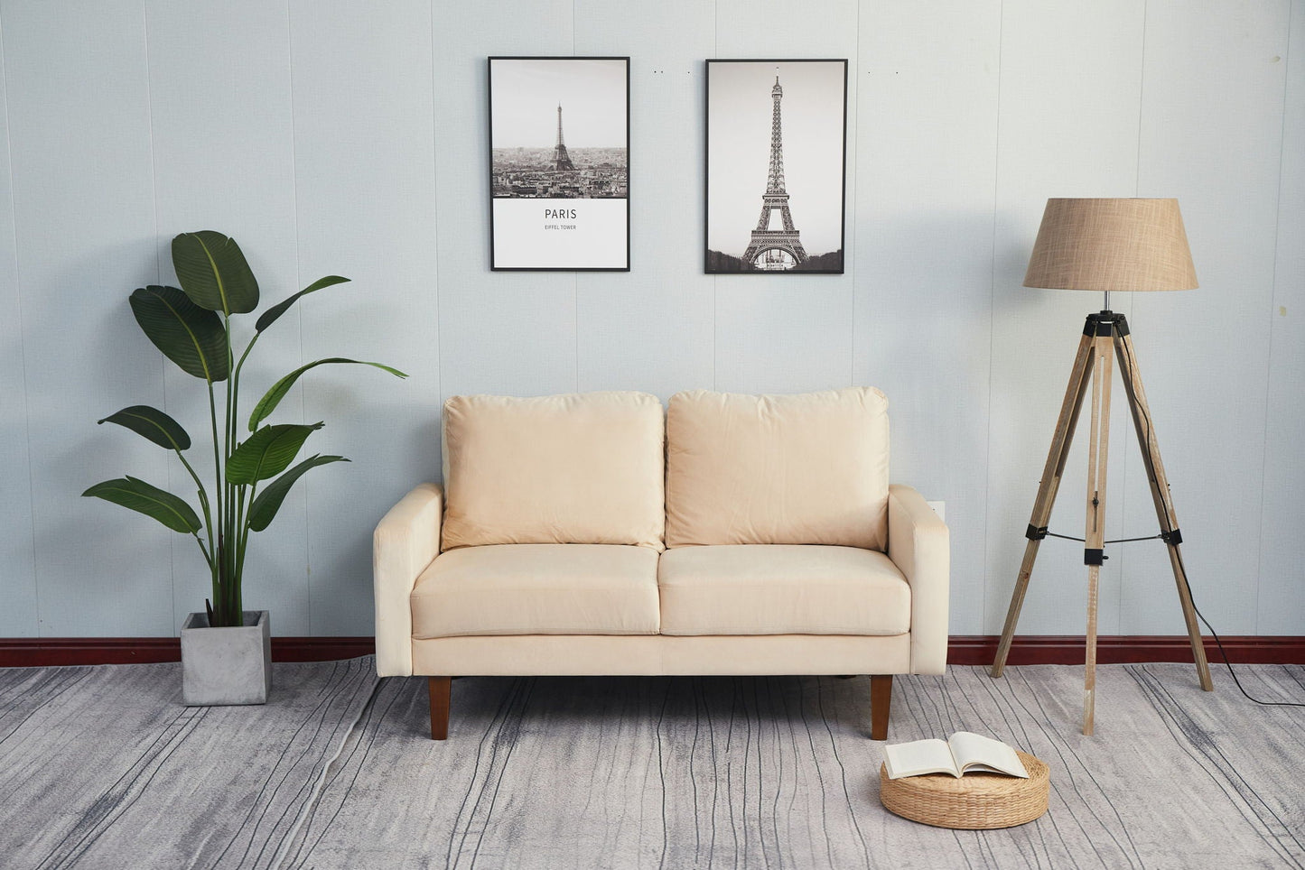 Comfortable Loveseat With Durable Construction Home Essentials