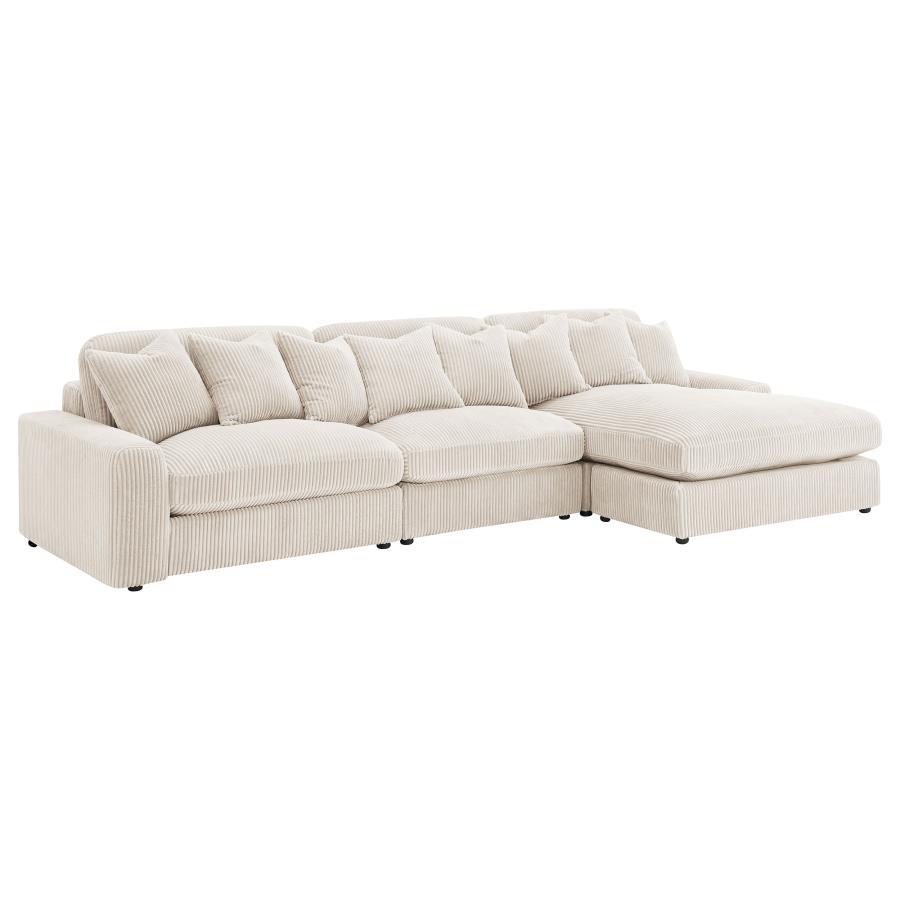 Blaine - Reversible Upholstered Chaise Sectional Sofa Coaster Fine Furniture