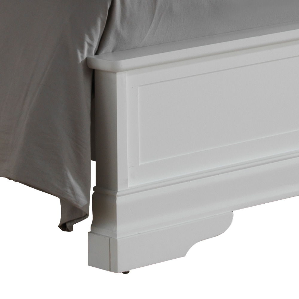 Louis Phillipe - Sleigh Bed With Low Footboard