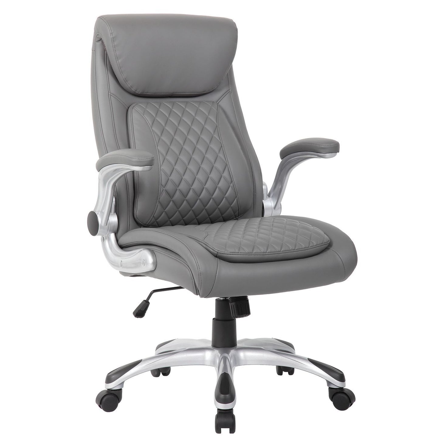 High Back Ergonomic Executive Office Chair, Adjustable Height And Lumbar Support For Home & Office - Antique Gray Home Essentials