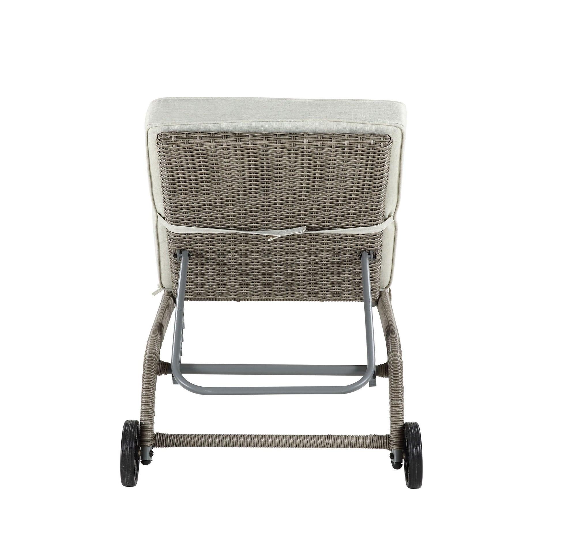 Salena - Patio Sun Lounge - Beige / Gray Acme