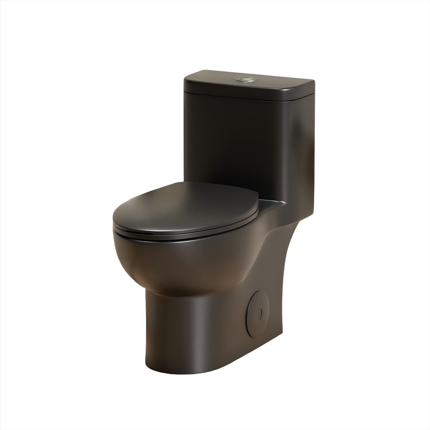 1 Piece Toilet With Tornado Flush, Soft Closing Seat Daily Nest