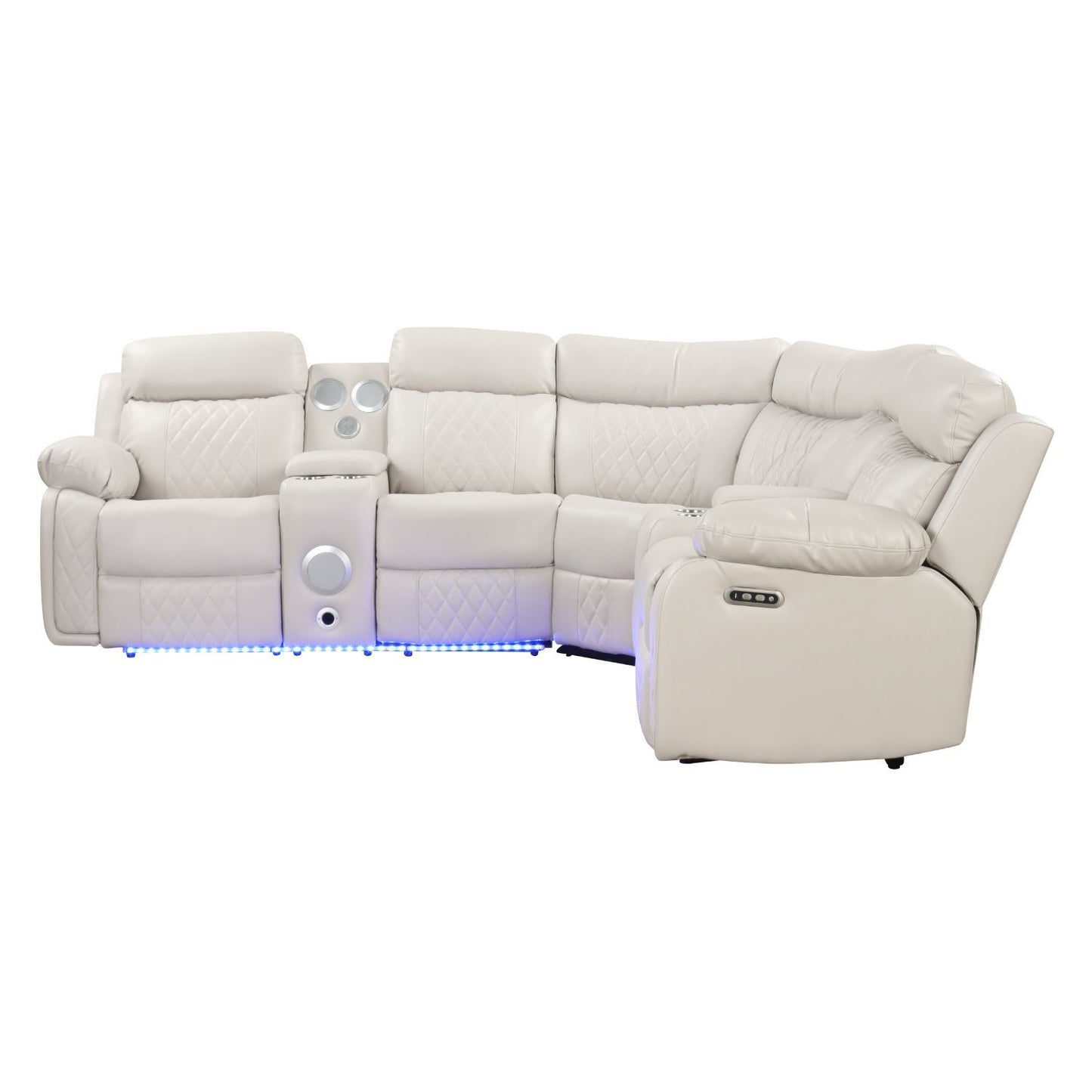 Lacrosse - Power Reclining Sectional Sofa Matrix Furniture Group