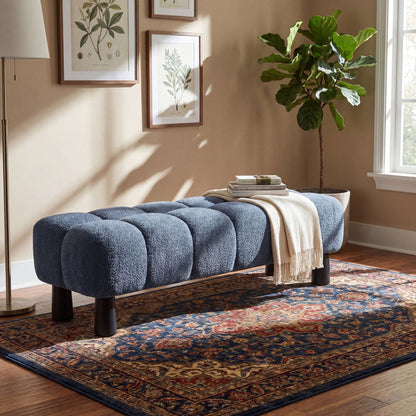 Luxury Upholstered Bench Ottoman Noble House