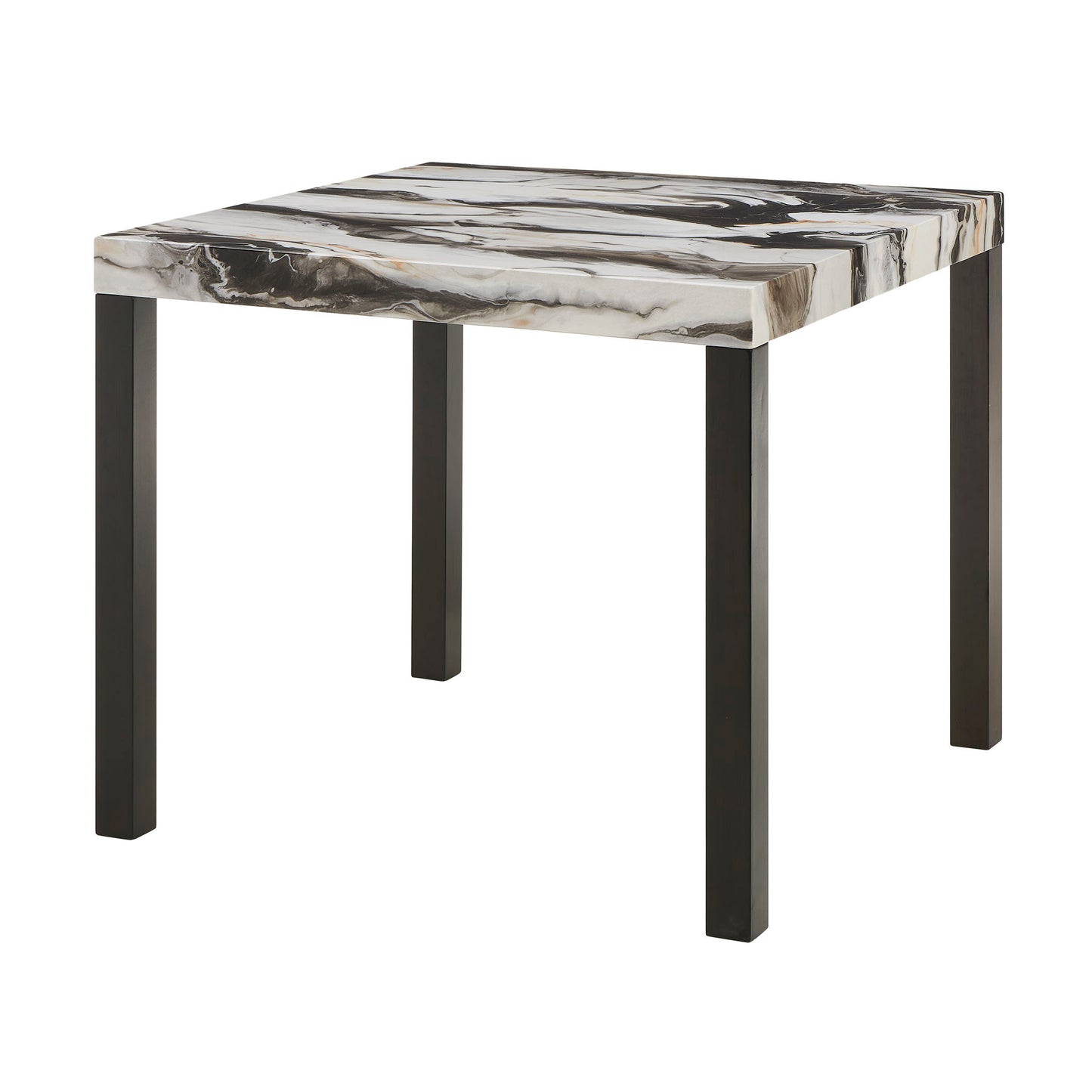 Vega - 5 Piece Counter Dining Room Set - Gray / Black Crown Mark