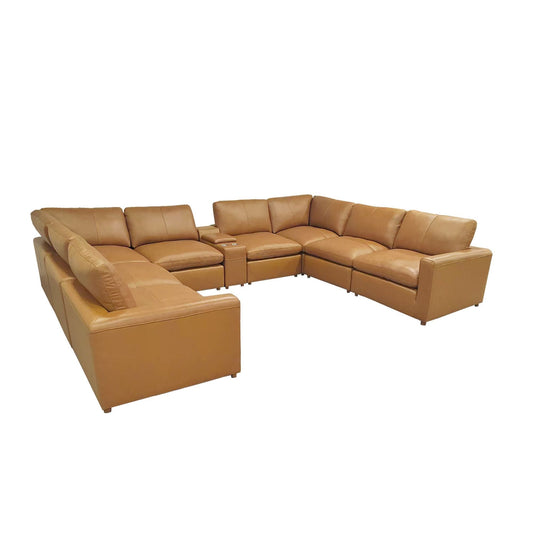 Large Upholstered Seating Modular Sectional Home Essentials