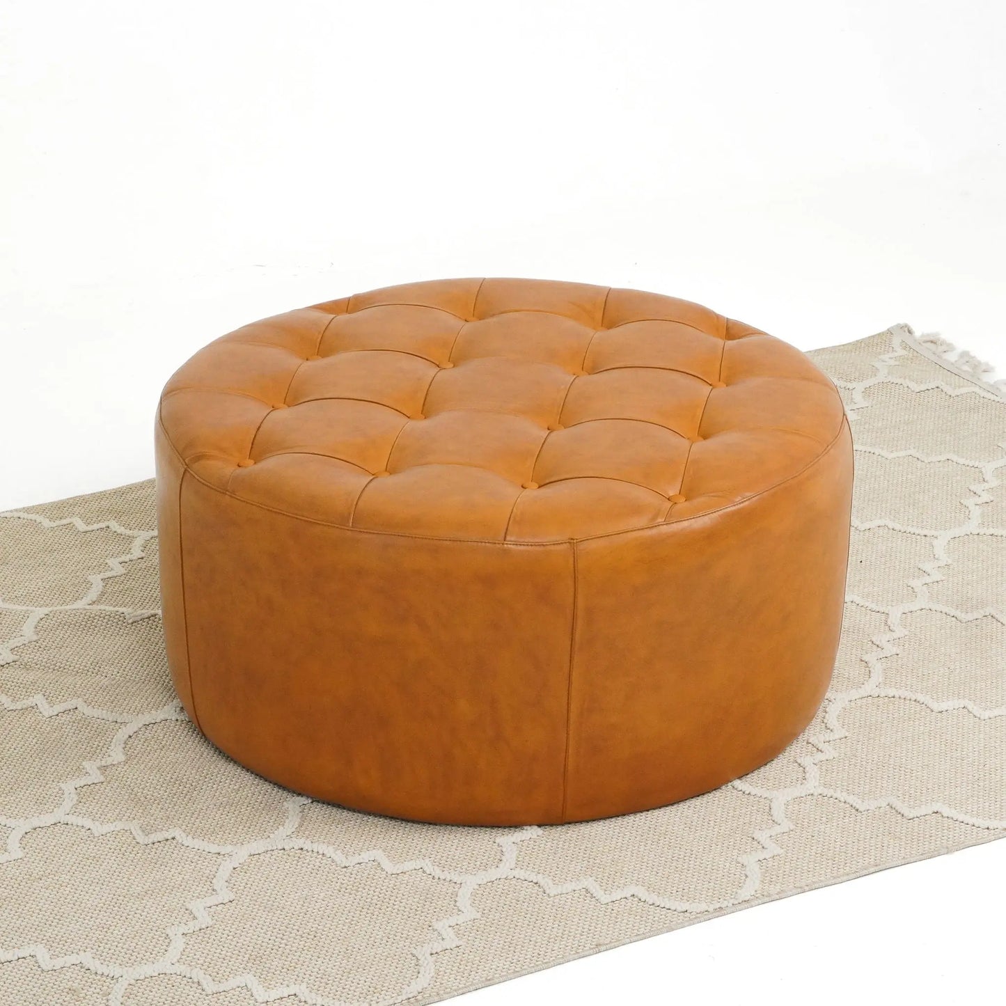 Seletar - Ottoman - Light Tan Ashcroft Furniture