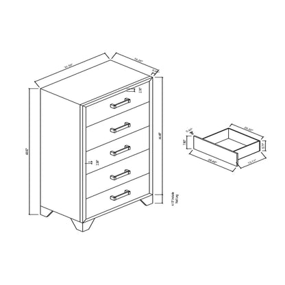 Omoda - Chest - White Global Furniture USA