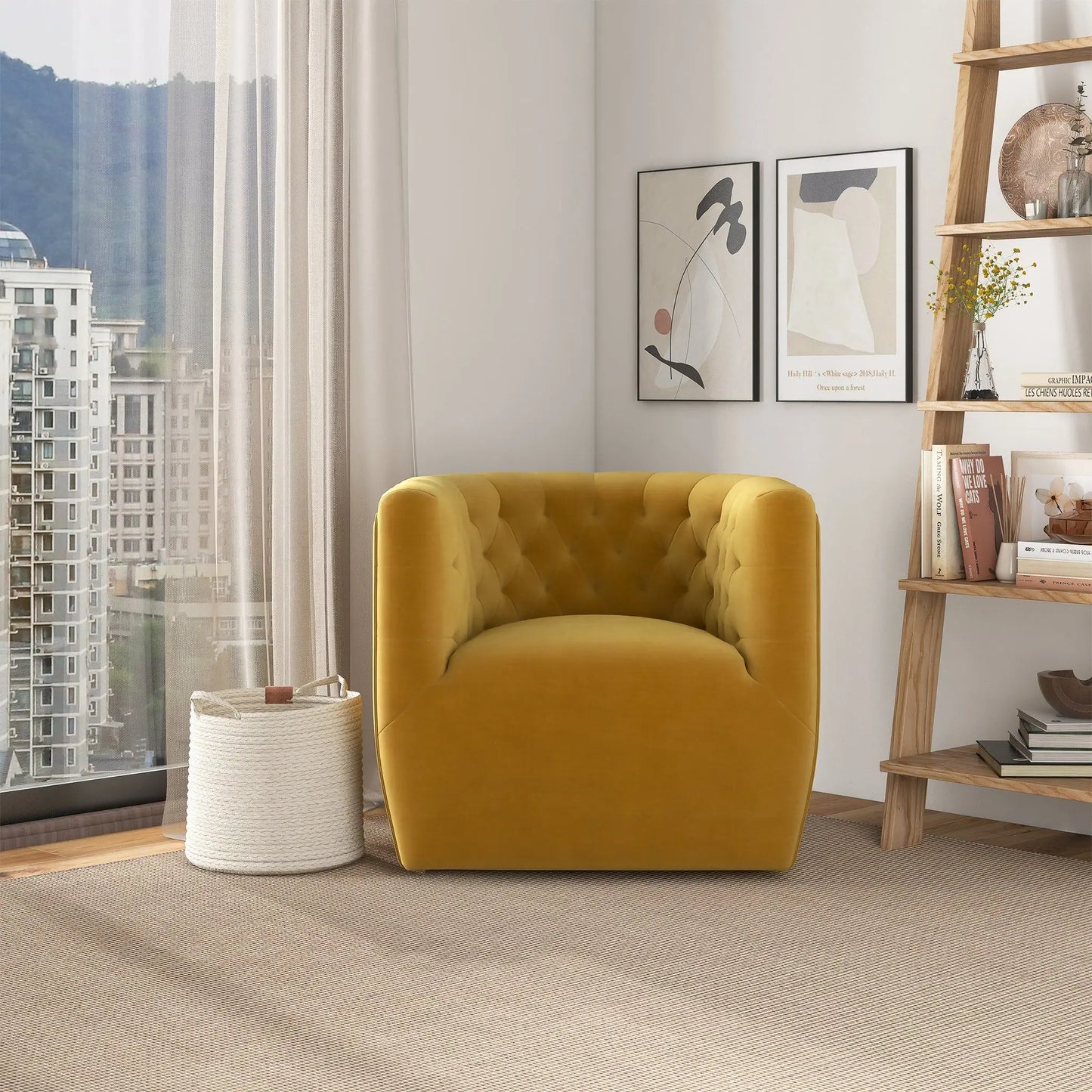 Delaney - Ergonomic Design Swivel Chair Ashcroft Furniture