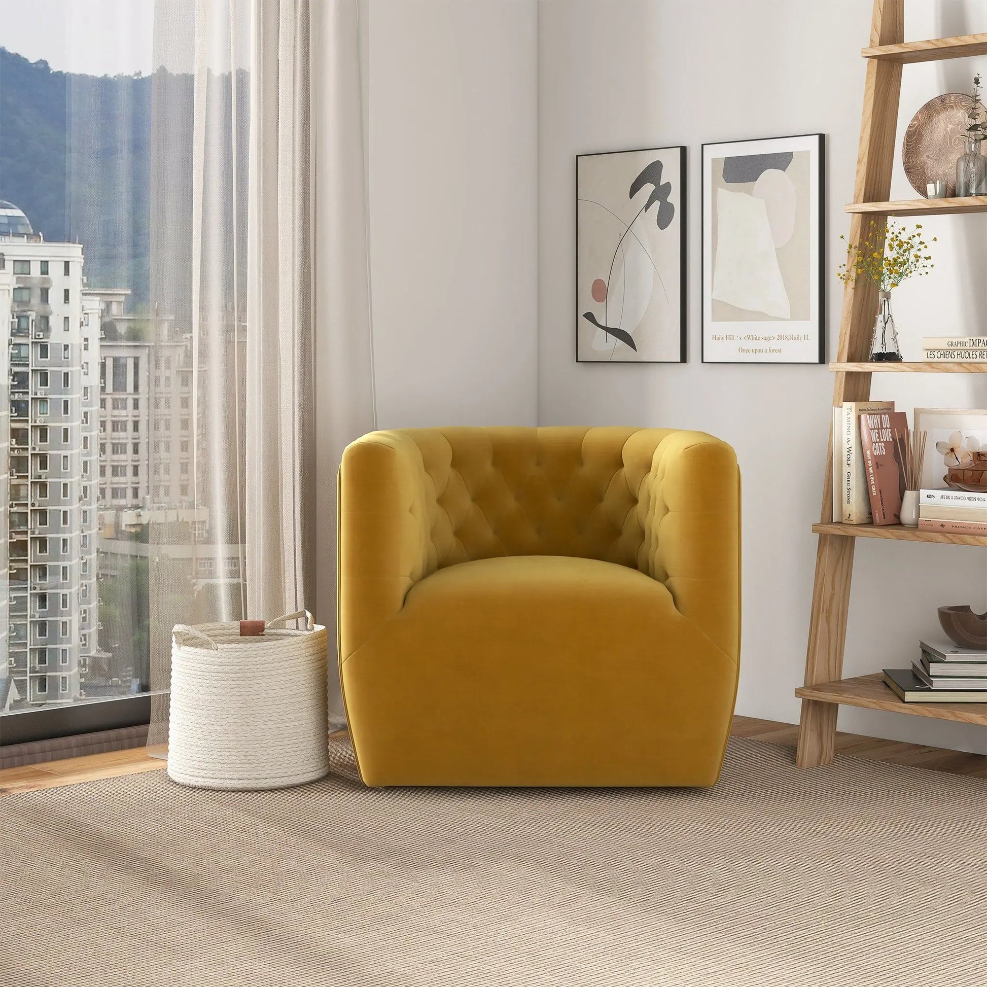 Delaney - Ergonomic Design Swivel Chair Ashcroft Furniture