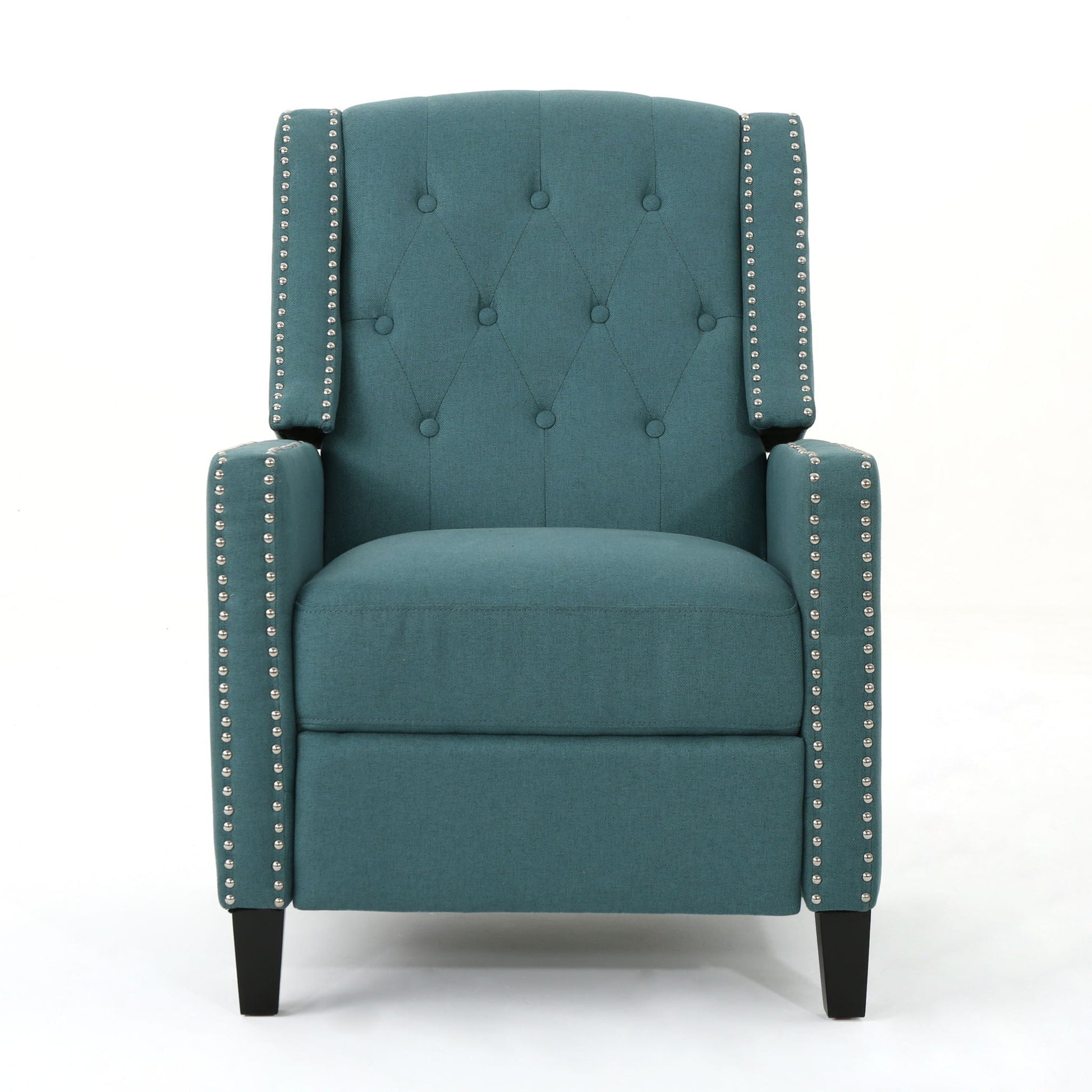 Classic Fabric Push Back Chair Noble House