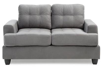 Stylish Transitional Loveseat For Two Glory Furniture