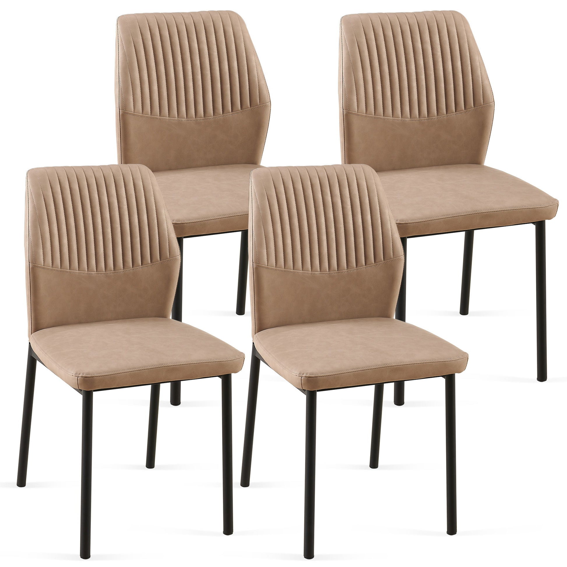 Dining Chairs Living Room Chair Modern Kitchen Armless Side Chair With Metal Legs Home Essentials