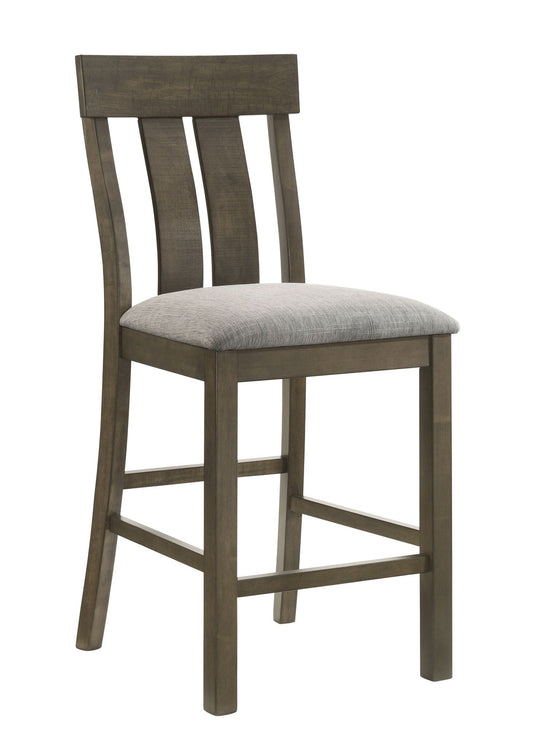 Lloyd - Counter Height Chair (Set of 2) - Brown Crown Mark