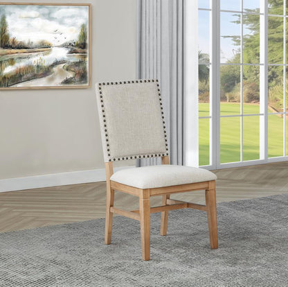 Middleton - Upholstered Dining Side Chair Beige (Set of 2) - Natural Coaster Fine Furniture
