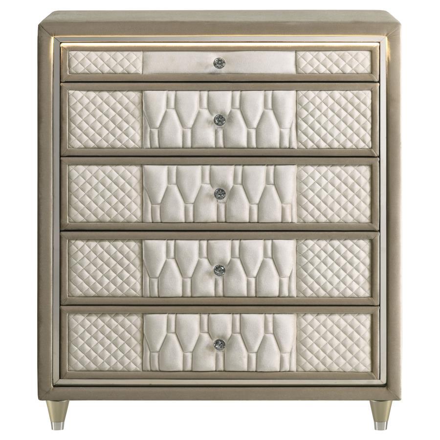 Lorient - 5-Drawer LED Chest of Drawers Coaster Fine Furniture